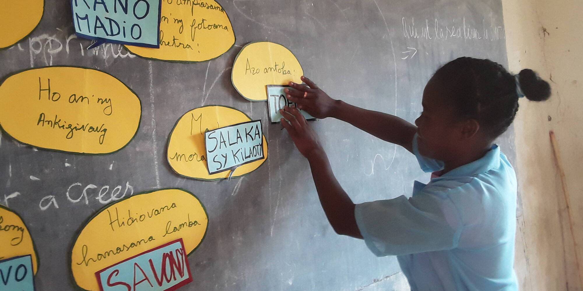 Teaching hygiene in Madagascar 