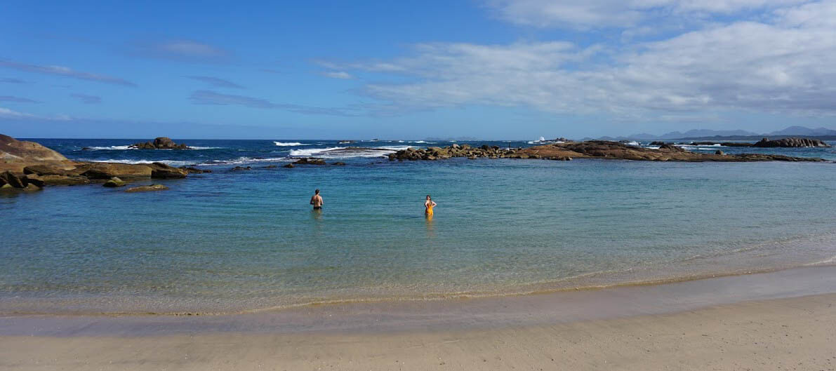 Volunteers at Manafiafy beach in Sainte Luce, Madagascar