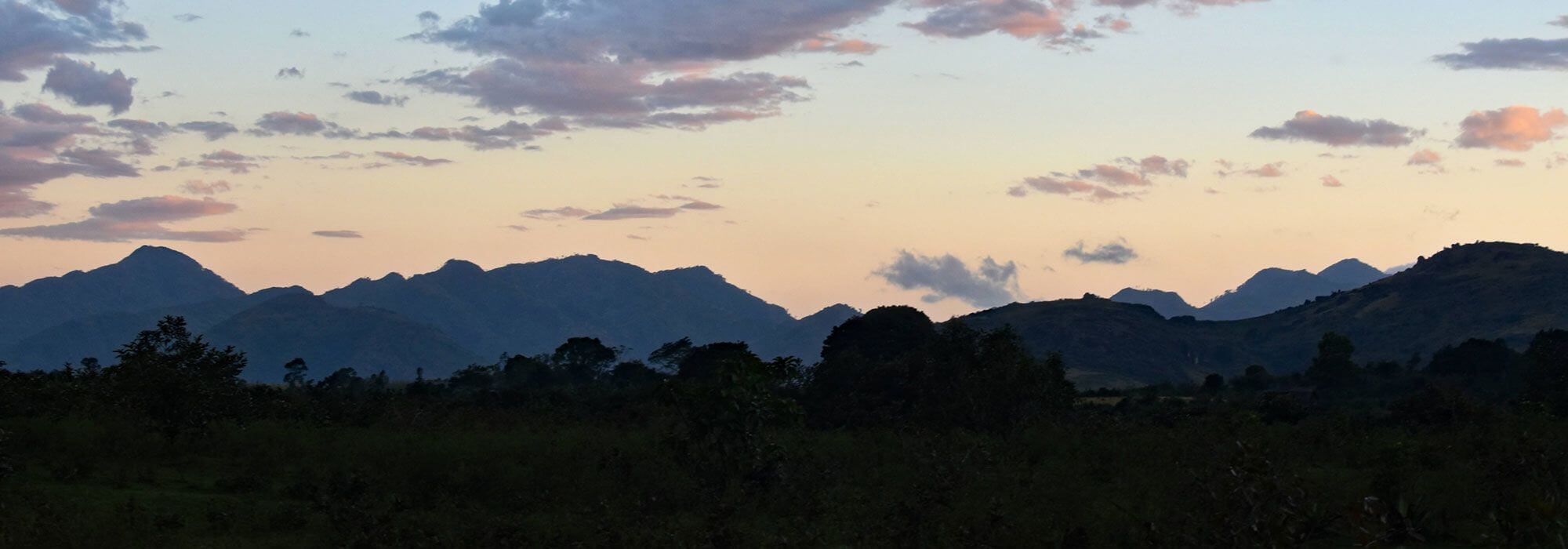 Scenic mountains in Andramanaka, Madagascar