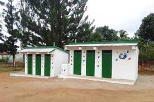 Latrines at Ranomafana High School