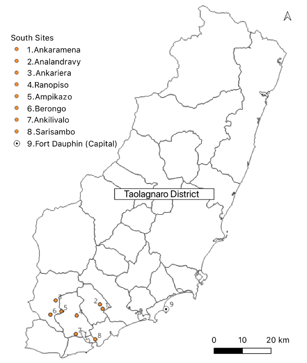 SEED's Emergency Food Distribution Programme South sites in the Taolagnaro district