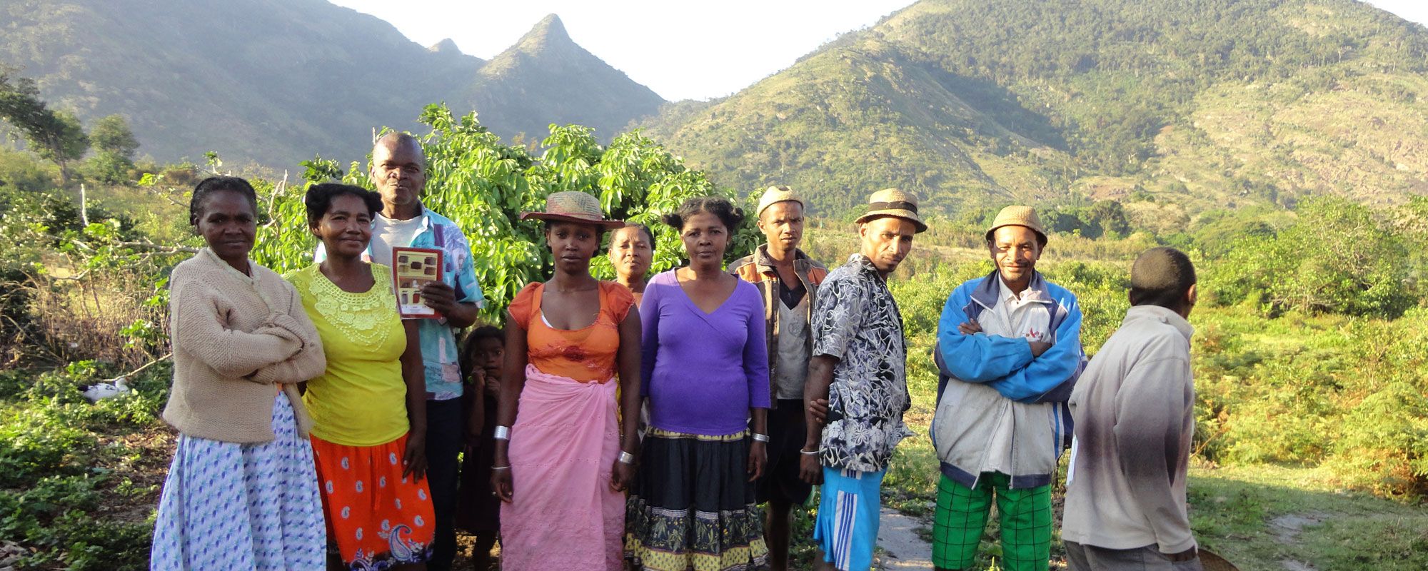 Group of Malagasy beekeepers in Farafara-Vatambe, showing gender equality and balance