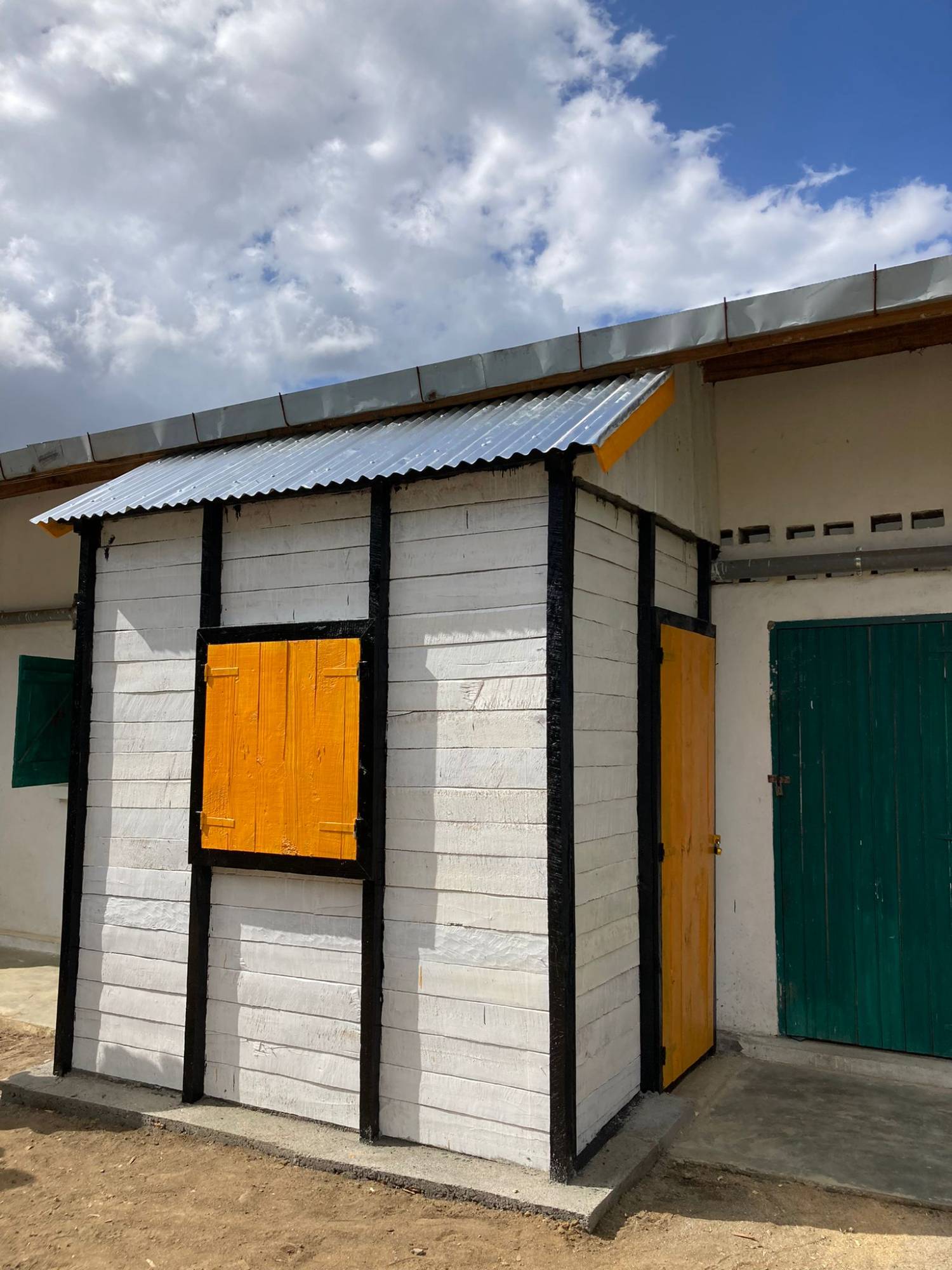 A light library at a school in Madagascar