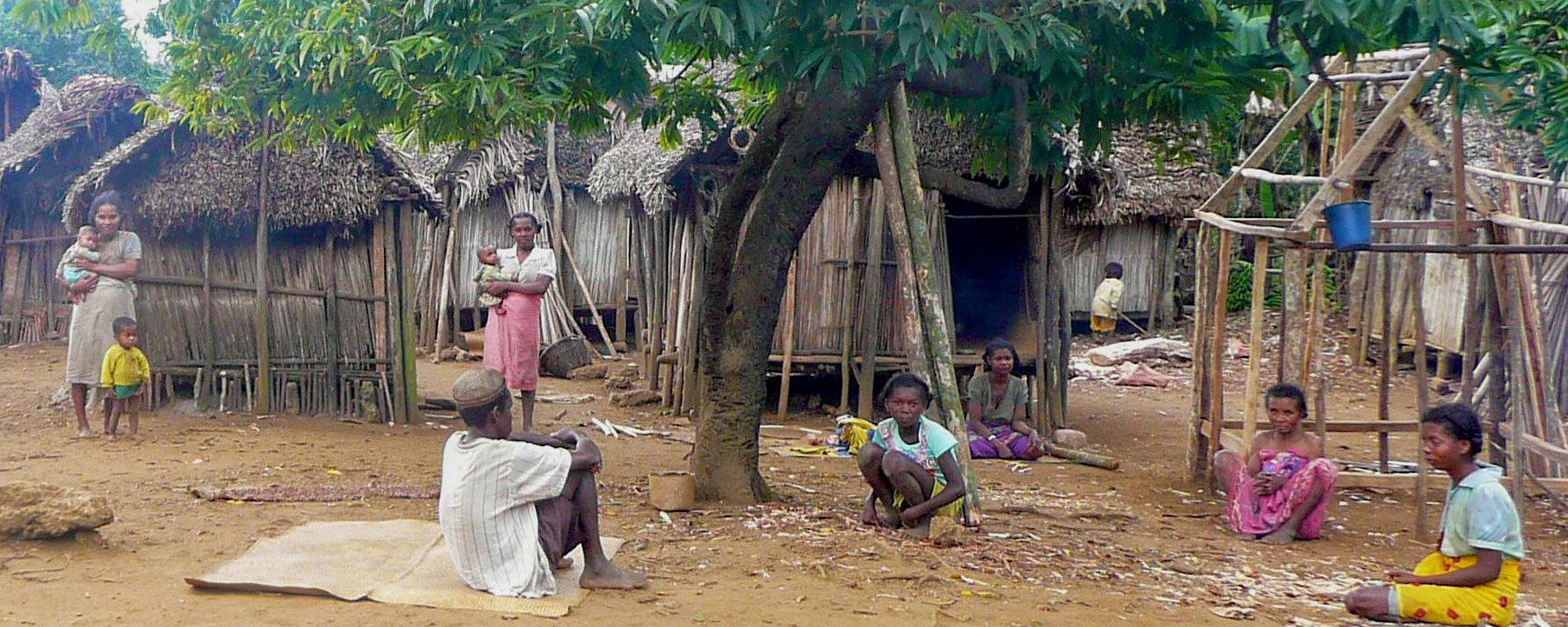 Mananara II village during a COVID information session