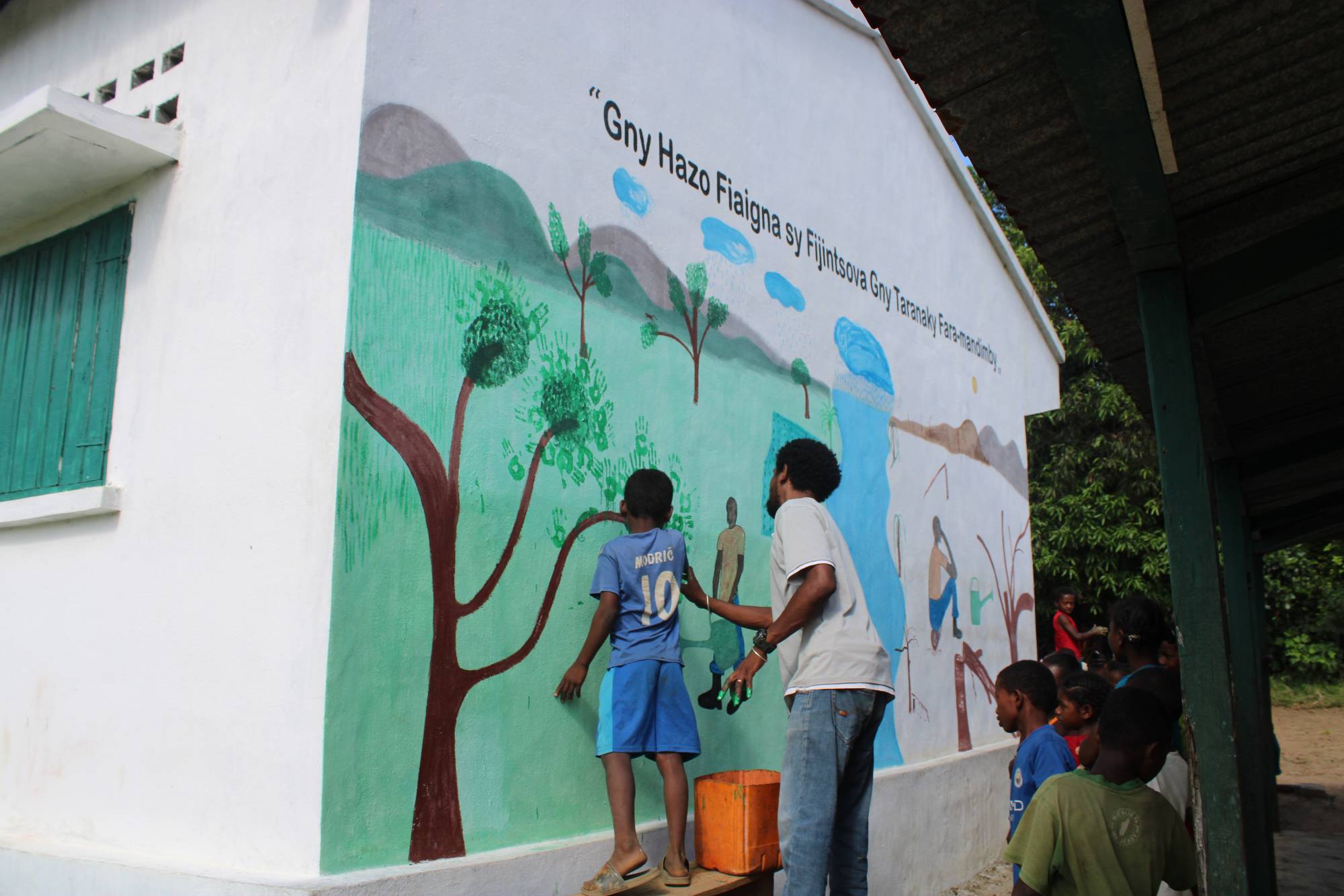 Green School Final Mural